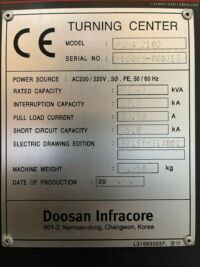 Doosan Puma 2100 CNC Turning Center For Sale in California(12)