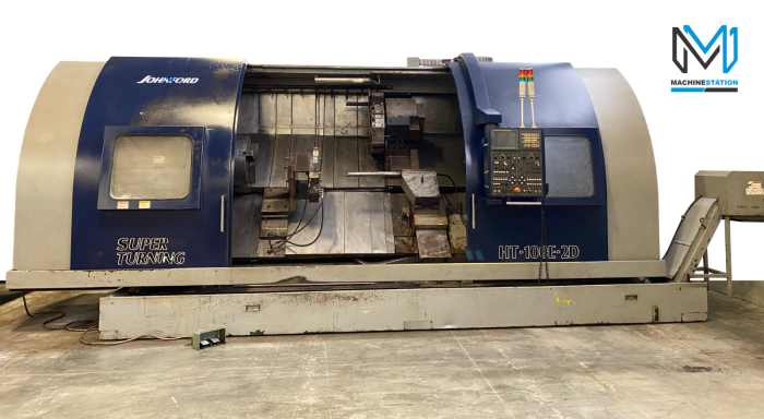 Johnford HT-100E-2D CNC Oil Country Lathe for Sale in California(1)
