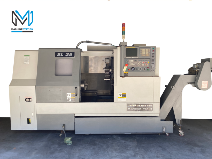Samsung SL-25B CNC Turning Center For Sale in California (1)