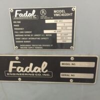 FADAL 4020 VERTICAL MACHINING CENTER - 002