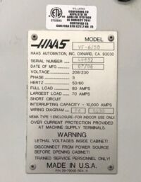 Haas VF-6 50 Vertical Machining Center - 001