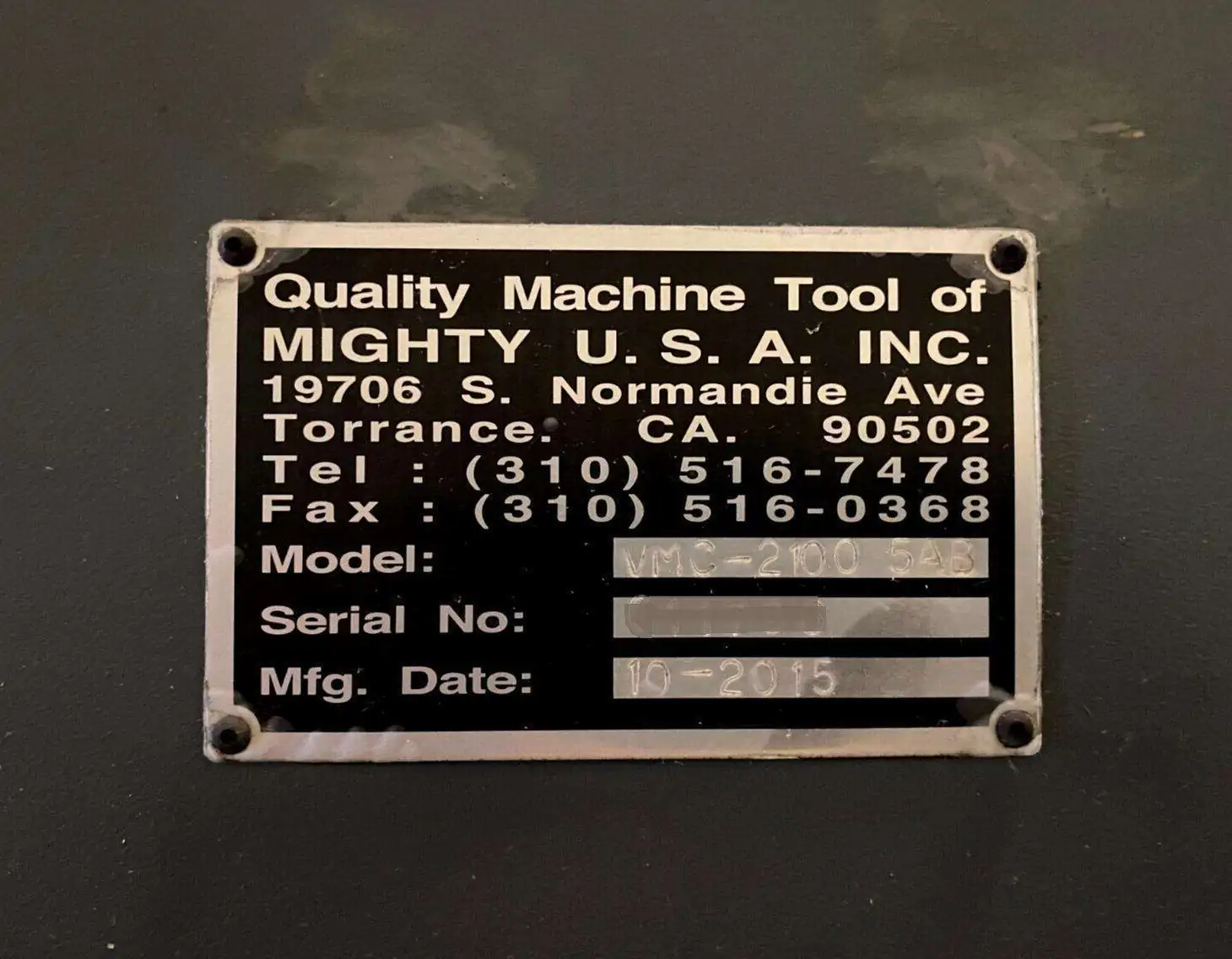 Used Mighty Viper VMC-2100 5AB 5-Axis CNC Vertical Machining