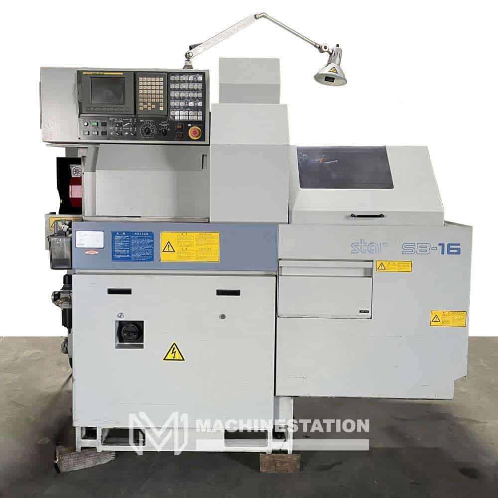 Used Star SB-16 CNC Swiss Screw Turning Lathe | Hi-Speed Turning