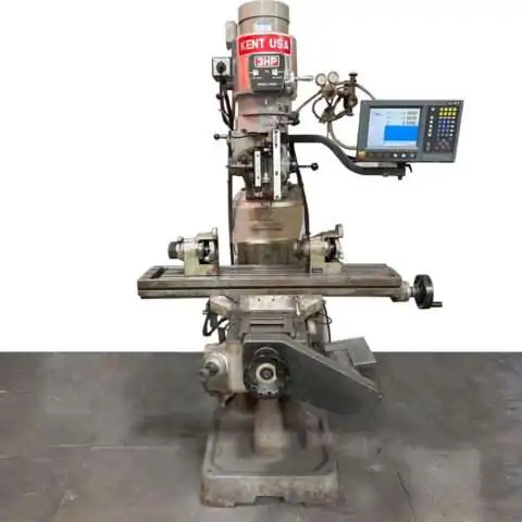 Kent KTM-3VS 9″ x 42″ Variable Speed CNC Vertical Milling