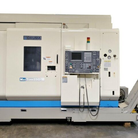 OKUMA MACTURN 250-W CNC 7 AXIS TURN MILL LATHE