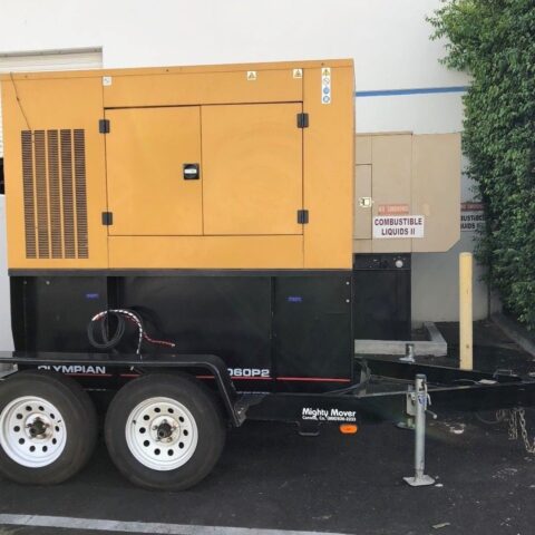 60Kw Caterpillar Olympian Mobile Diesel Generator