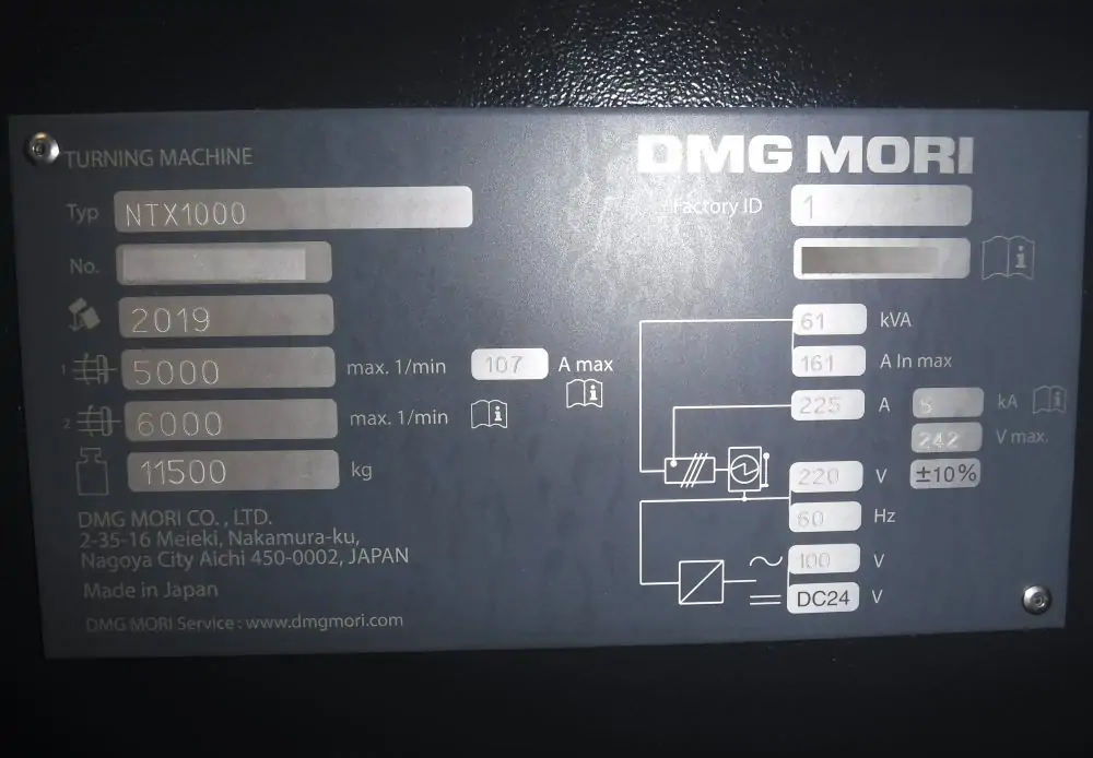 Used DMG Mori NTX 1000 Multi Axis CNC Turning Center - MachineStation