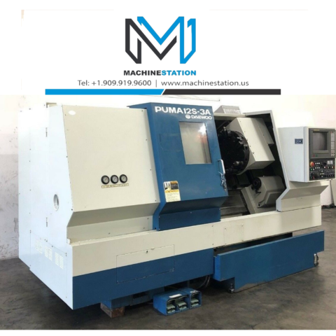 Daewoo Puma 12S-3A CNC Turn Mill