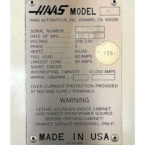 Haas VF-4 CNC Vertical Machining Center - MachineStation