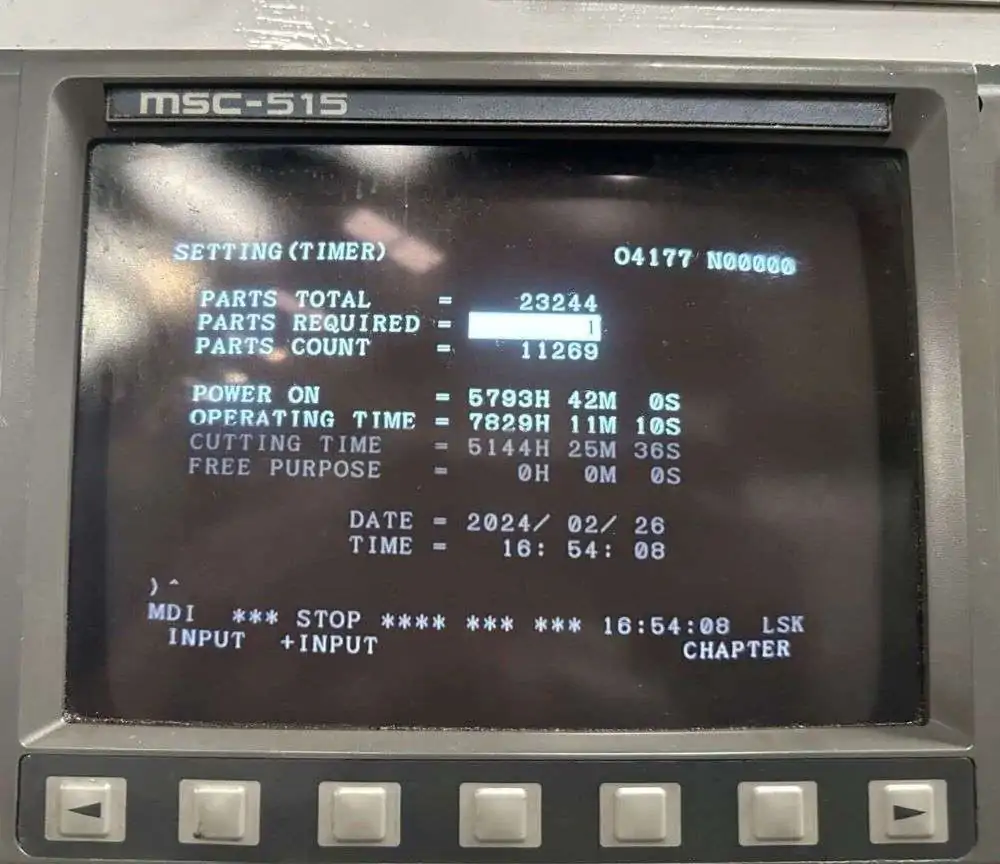 Used Mori Seiki MV-80C/50 CNC Vertical Machining Center Mill (1997