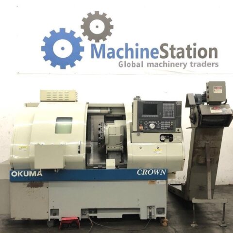 Okuma Crown 762S-BB Big Bore CNC Turning