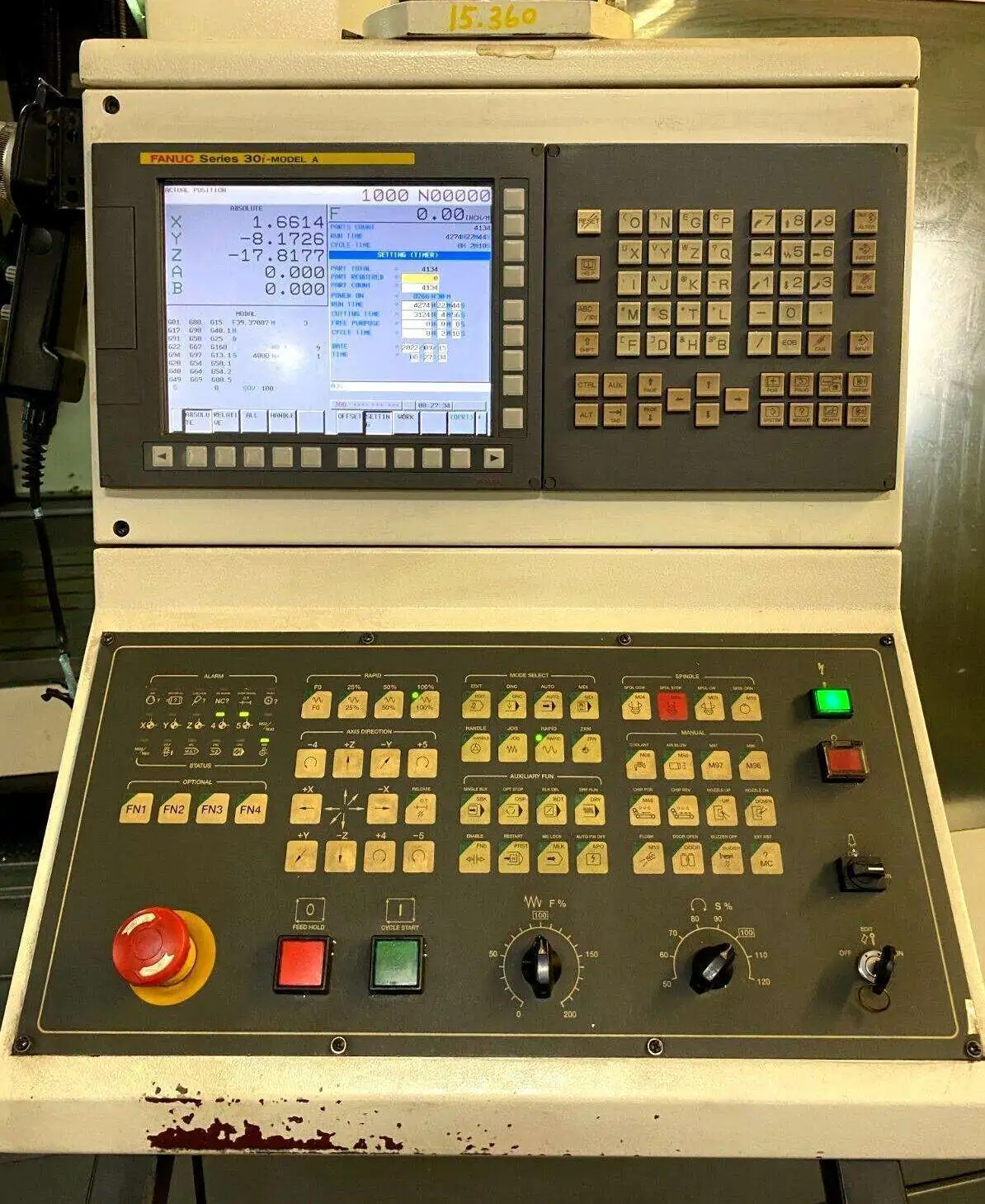 モペット Used Mighty Viper VMC-2100 5AB 5-Axis CNC Vertical Machining