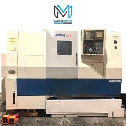 Daewoo Doosan Puma 300C CNC Turning Center 15" Chuck Big Bore Lathe