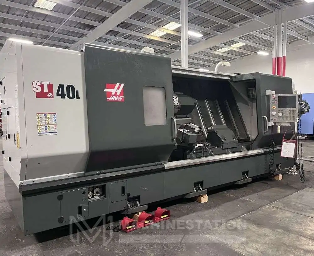 Haas ST-40L CNC Turning Center - Long Bed Lathe - MachineStation