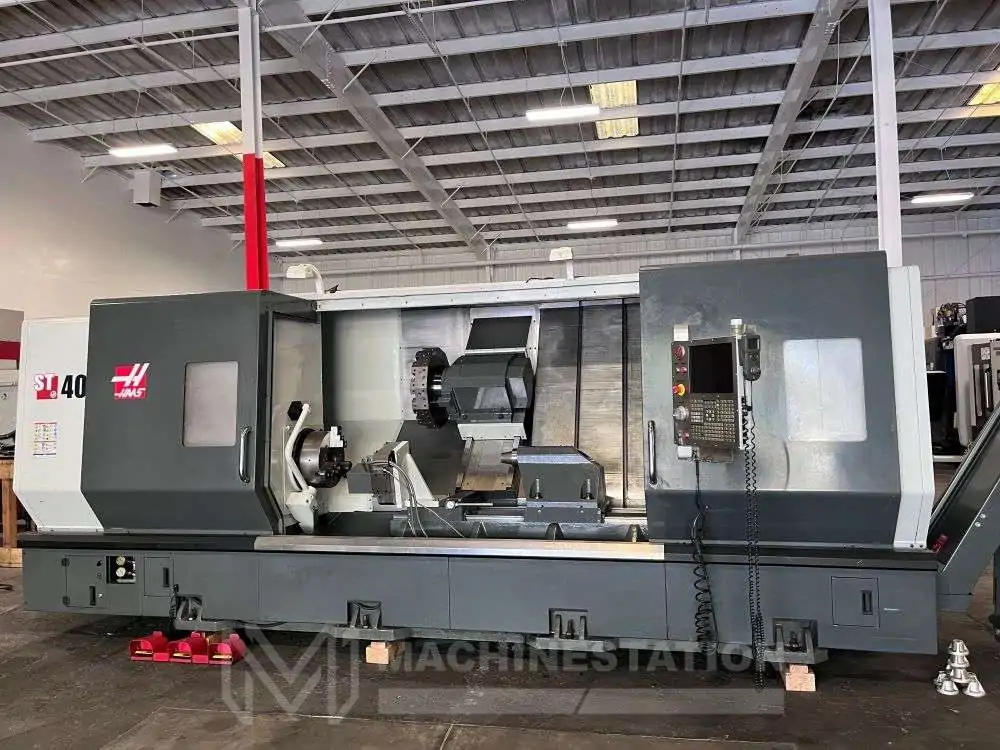 Haas ST-40L CNC Turning Center - Long Bed Lathe - MachineStation
