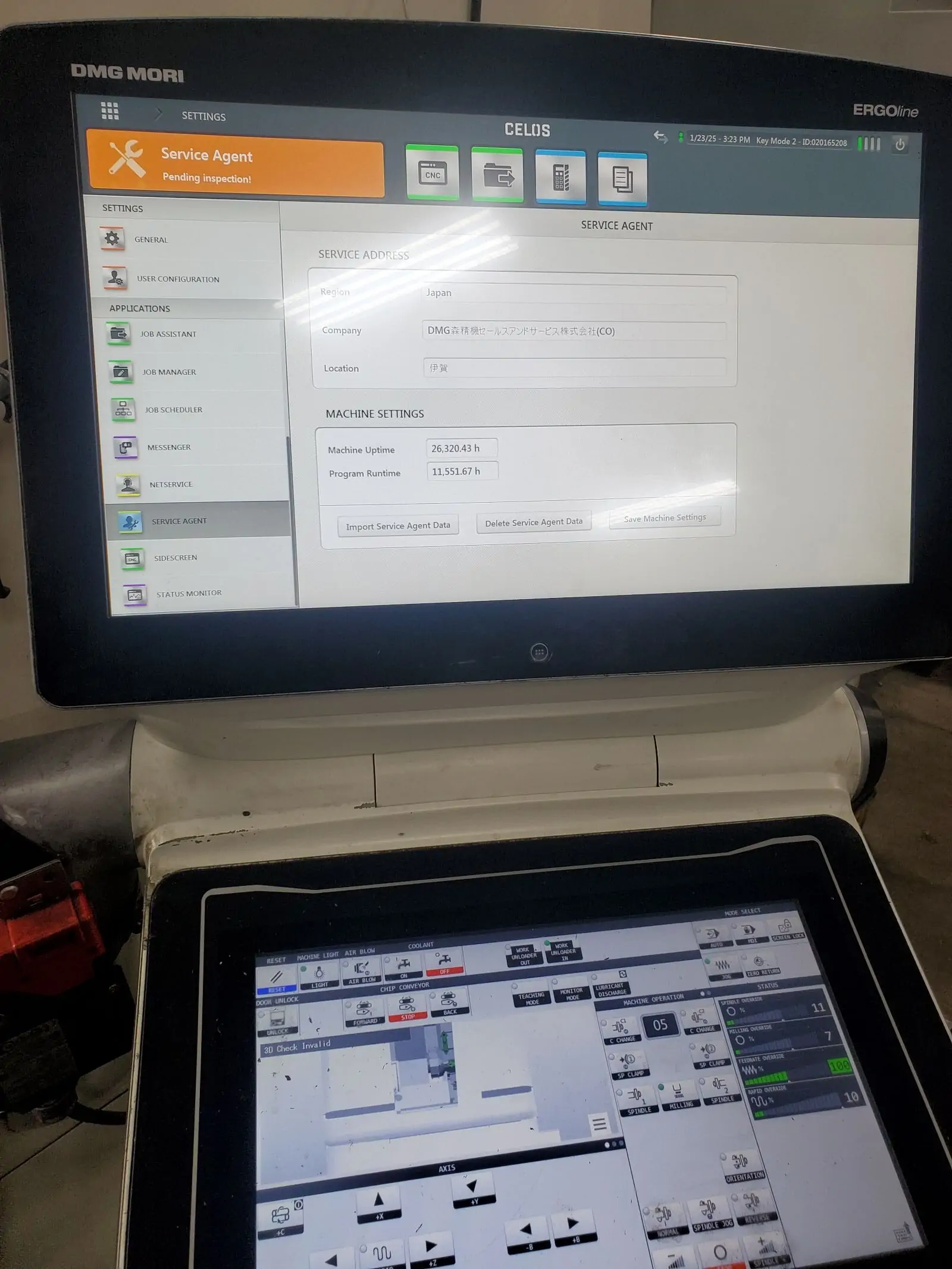 Used DMG Mori NLX 2500SY/700 CNC Lathe - Sub Spindle Y Axis