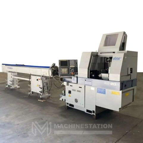 Star SR-20R CNC Swiss Screw Type Automatic Lathe - Bar Feeder