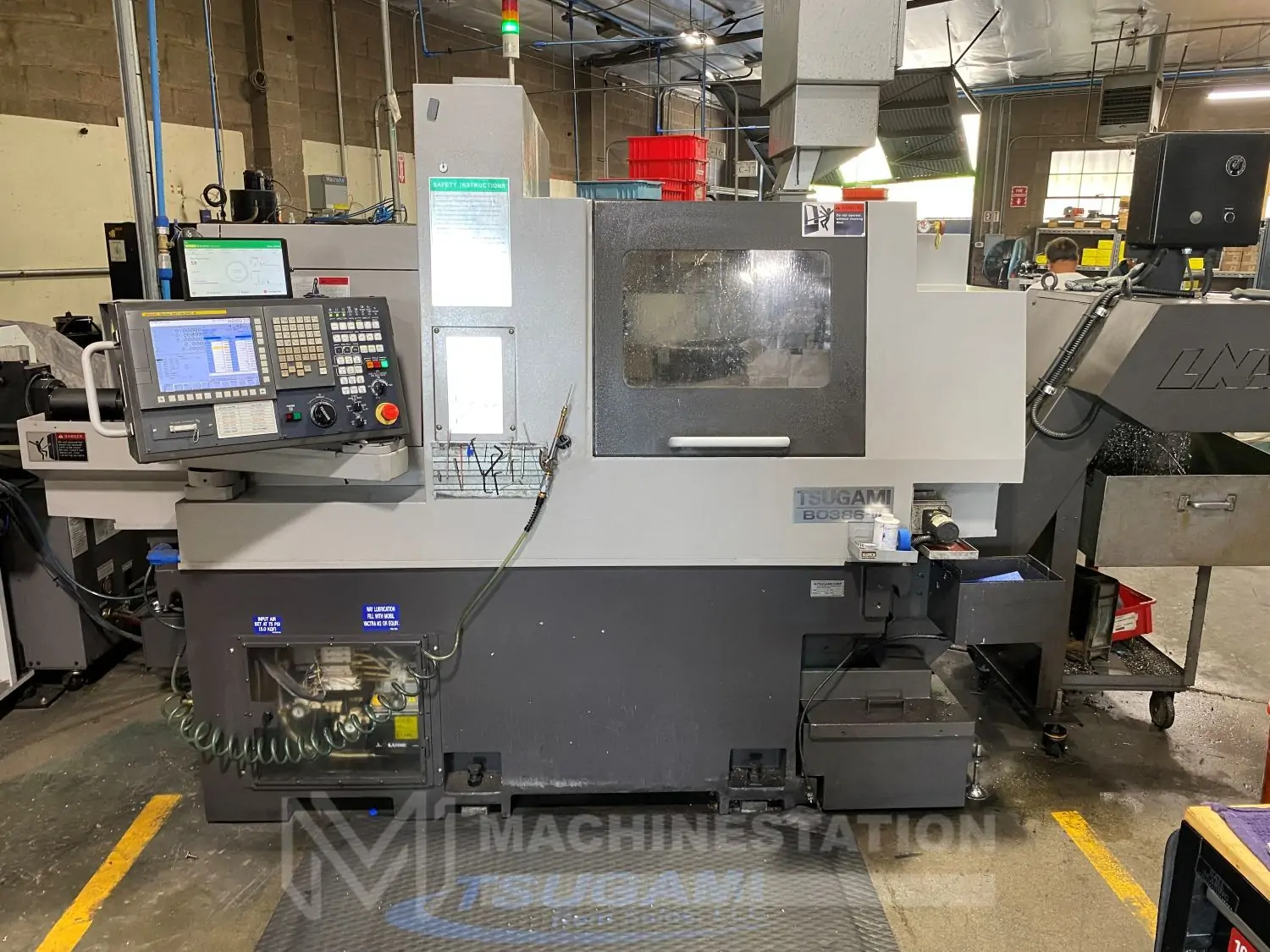 Used Tsugami B0386-III CNC Swiss Lathe Machine With Precision