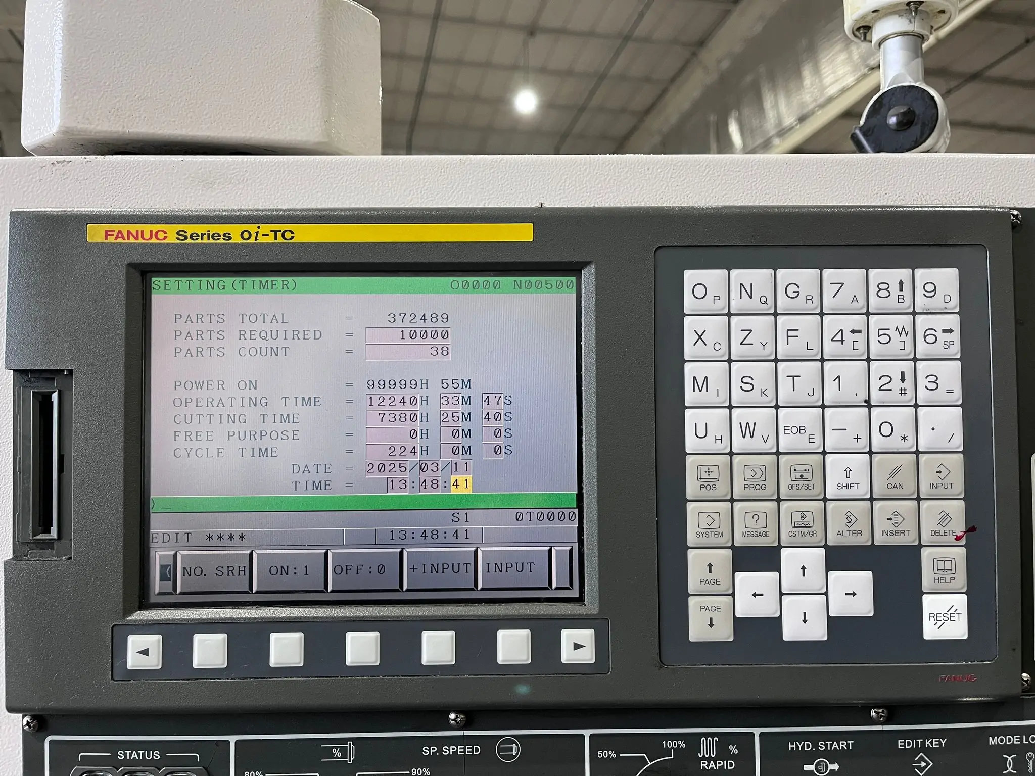 Used Yama Seiki GA-2000 CNC Turning Center—Lathe with Fanuc Oi-T