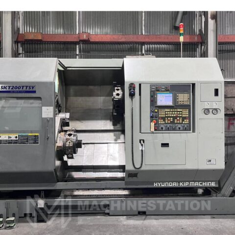 Hyundai Kia SKT-200TTSY CNC Lathe - Y Axis Sub Spindle Twin Turrets
