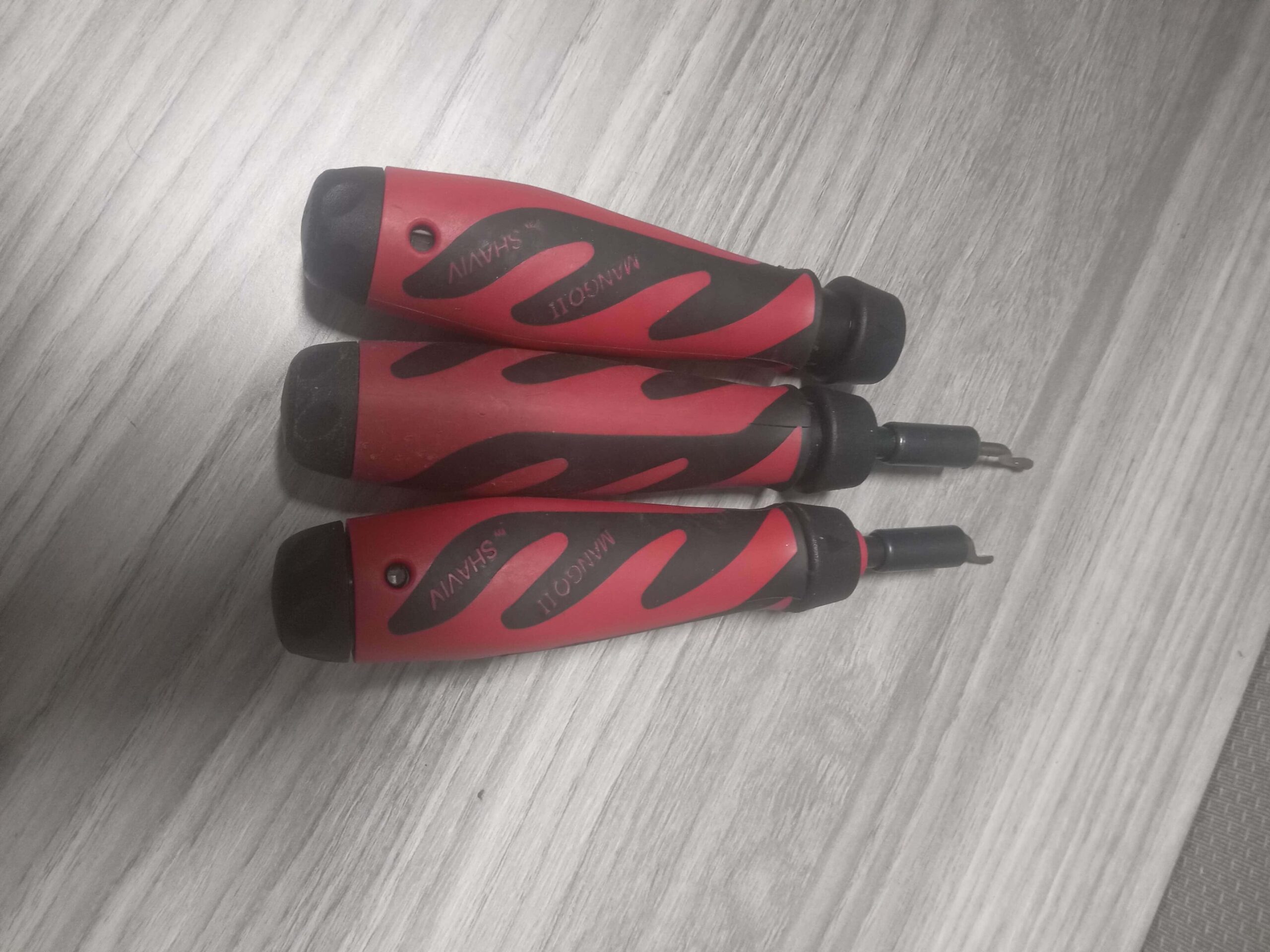 3x Shaviv  Mango II Deburring Handle