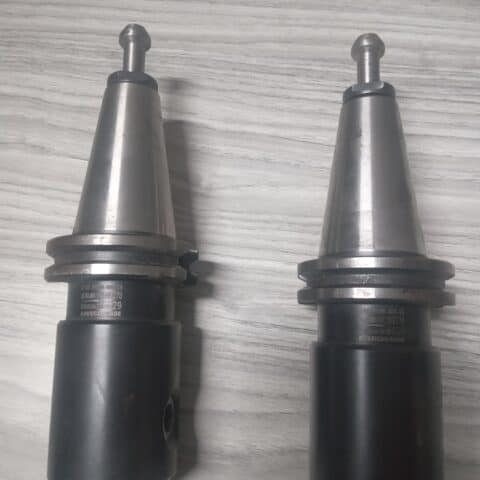 2x ULTRADEX Cat40 1" Side Lock Endmill Tool Holders Milling USA Made cat 40