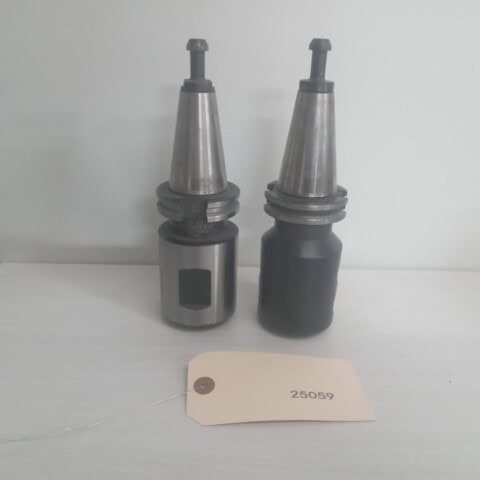 2x 1.5" Side lock Weldon Flat Tool Holders YG-1 and SYIC 1-1/2" Solid Holders