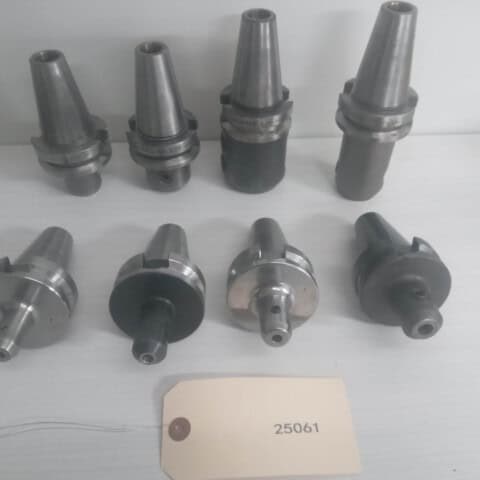 8x BT-40 BT40 BT 40 TOOL HOLDERS SYIC SOLID SIDE LOCK WELDON FLAT 3/16 1/4 5/8