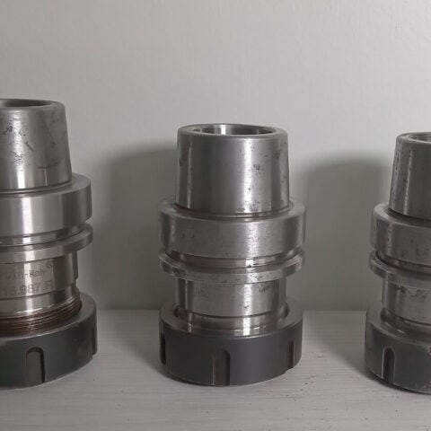 3x HSK63E Tool Holders Klein ItalyT118.987.R HSK63E-ER40 ER40