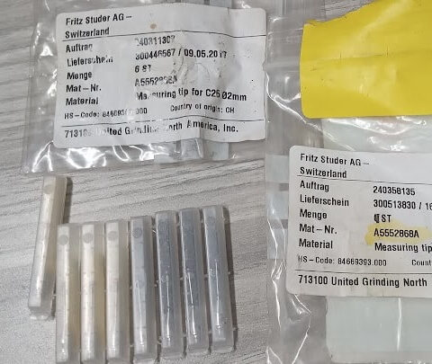 Lot of 8x Studer Stylus 10617.0007 A5552868A-Z S30