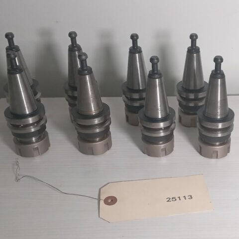 8x Parlec BT30 ISO30 ER25 Collet Chuck Tool Holders SP-B30-25ER236-E2883