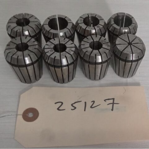 Lot of 8 ER32 Collets SYIC 3/4 5/8 15/32 5/32 7/16 1/2