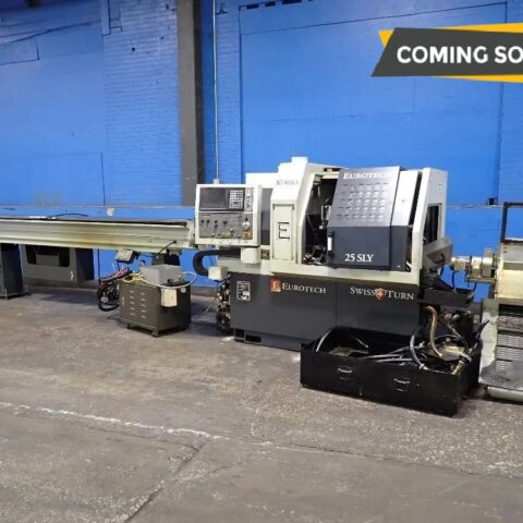 Eurotech 25 SLY CNC Swiss Type Automatic Lathe (1)