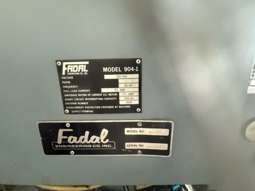 FADAL 904-1 CNC Mill for sale in USA (1)