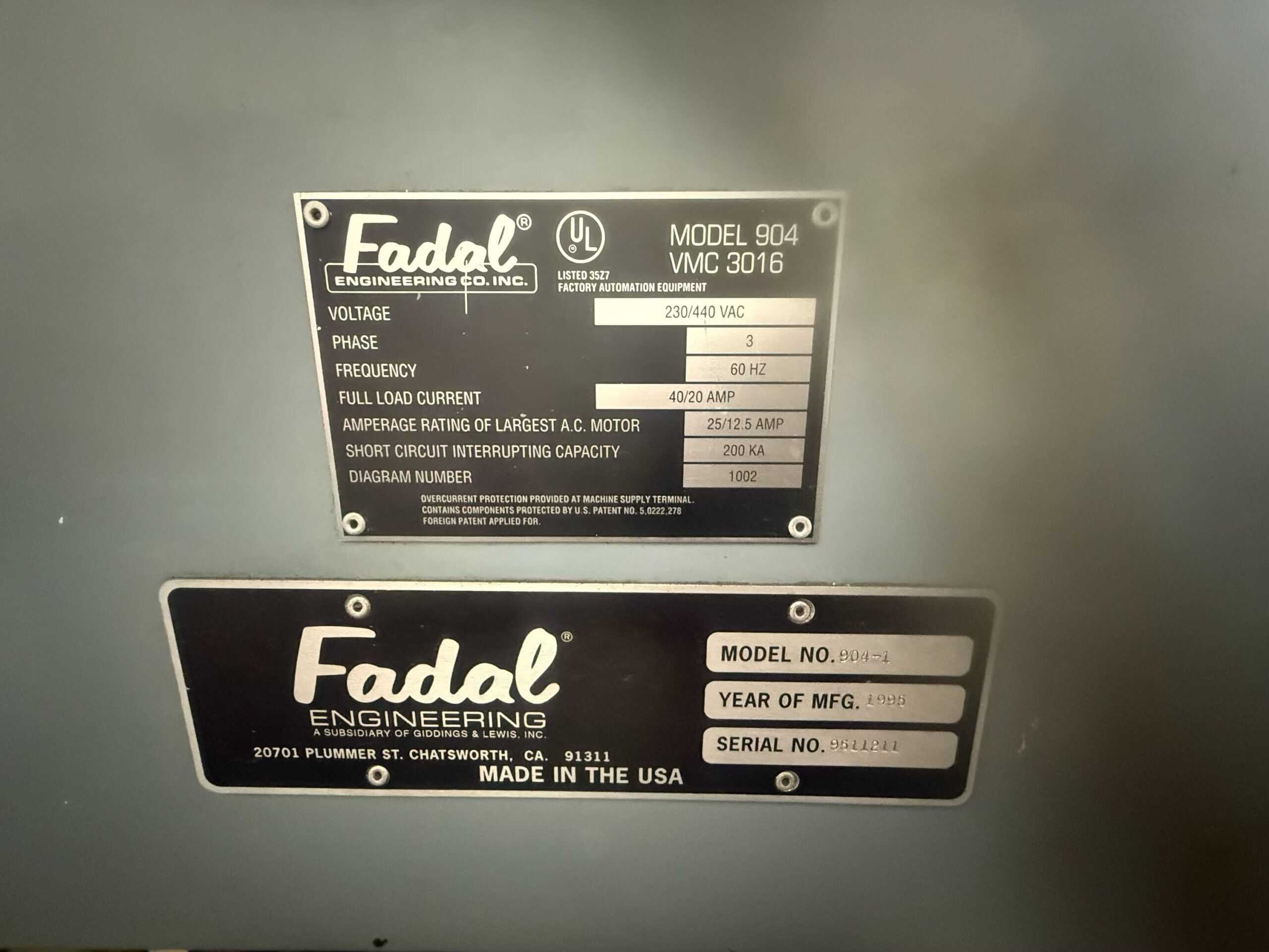 Fadal 3016 CNC VMC for sale in USA (1)