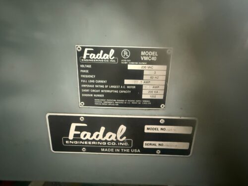 Fadal VMC-40 CNC Vertical Machining Center for sale in USA (1)