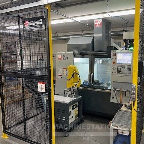 Haas VF-2SS CNC Vertical Machining Center With Robot Package - 2022