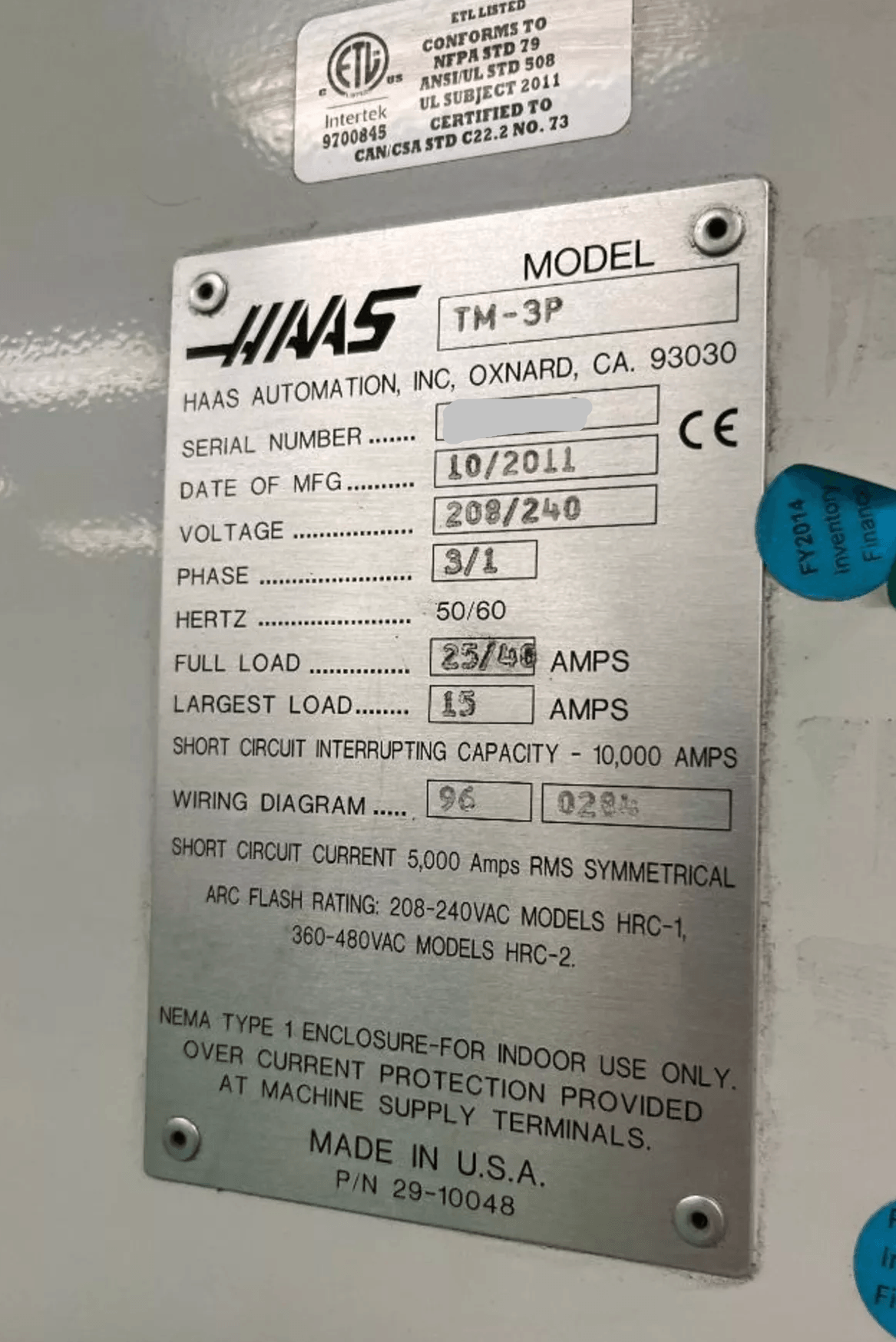 Haas TM-3P-4