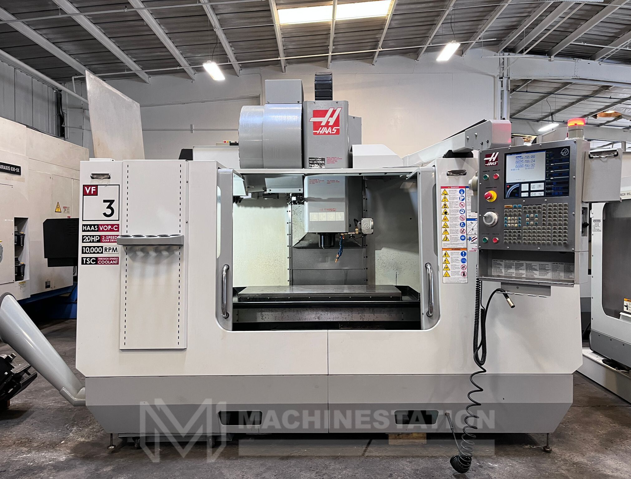 Haas VF-3B CNC Vertical Machining Center - TSC 10,000 RPM Mill