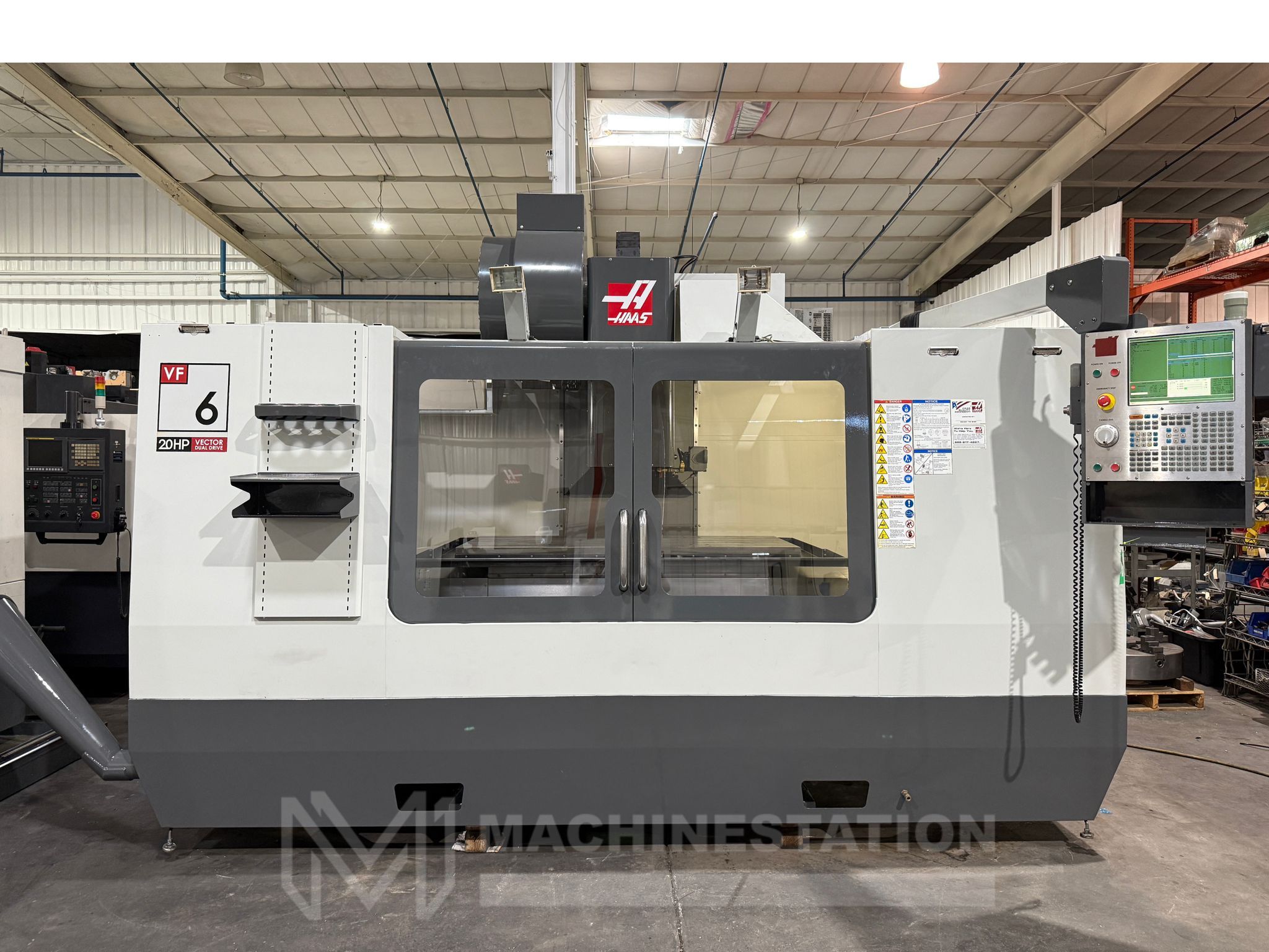 Haas VF-6/40 CNC Vertical Machining Center - 4th Axis Ready Mill