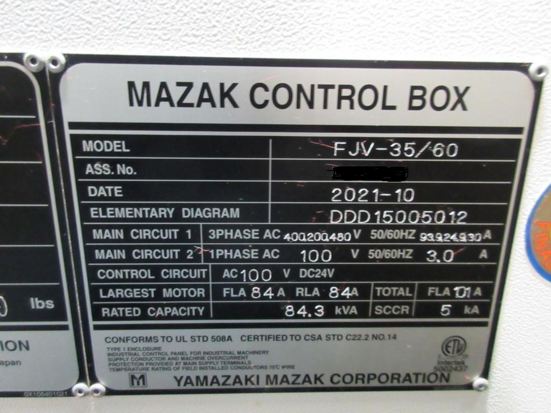 Mazak FJV-3560 CNC (2)