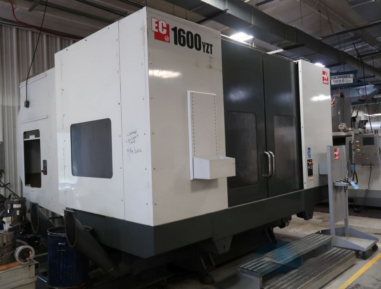 HAAS EC-1600YZT CNC HORIZONTAL MACHINING CENTE
