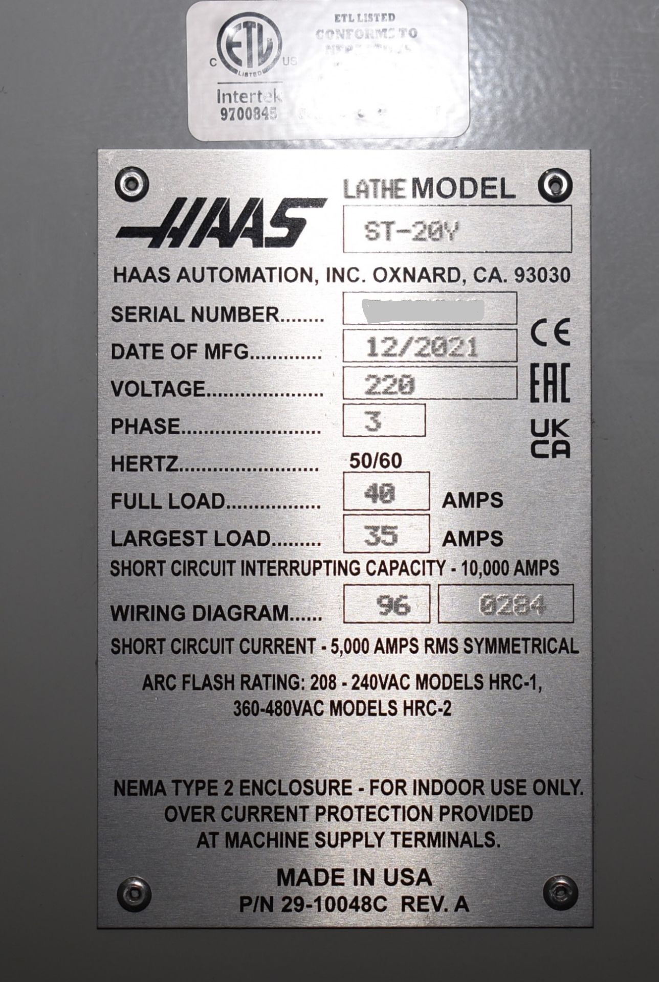 Haas ST-20Y CNC Turning Center (6)