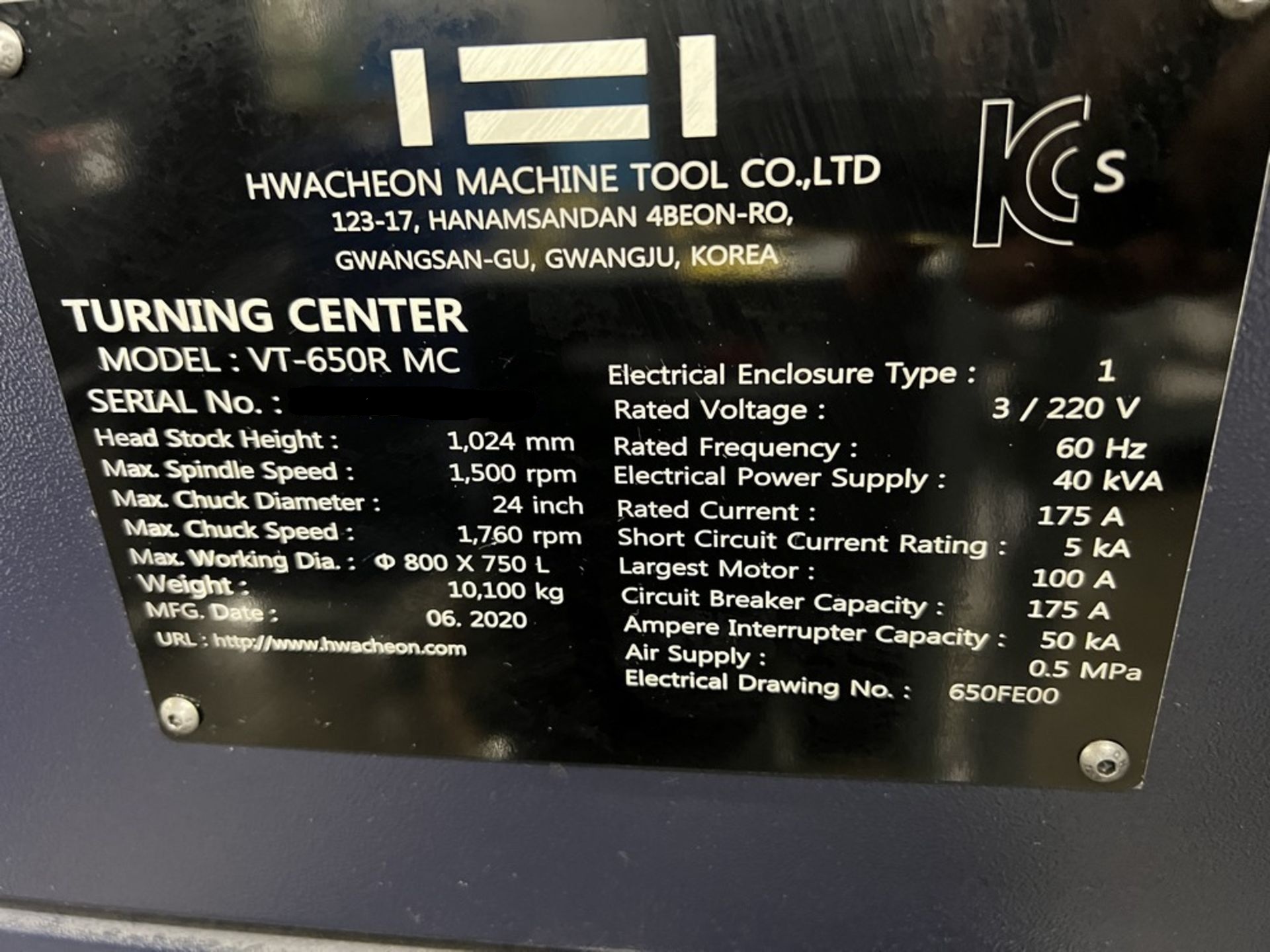 Hwacheon VT-650R MC CNC Turning Center (4)