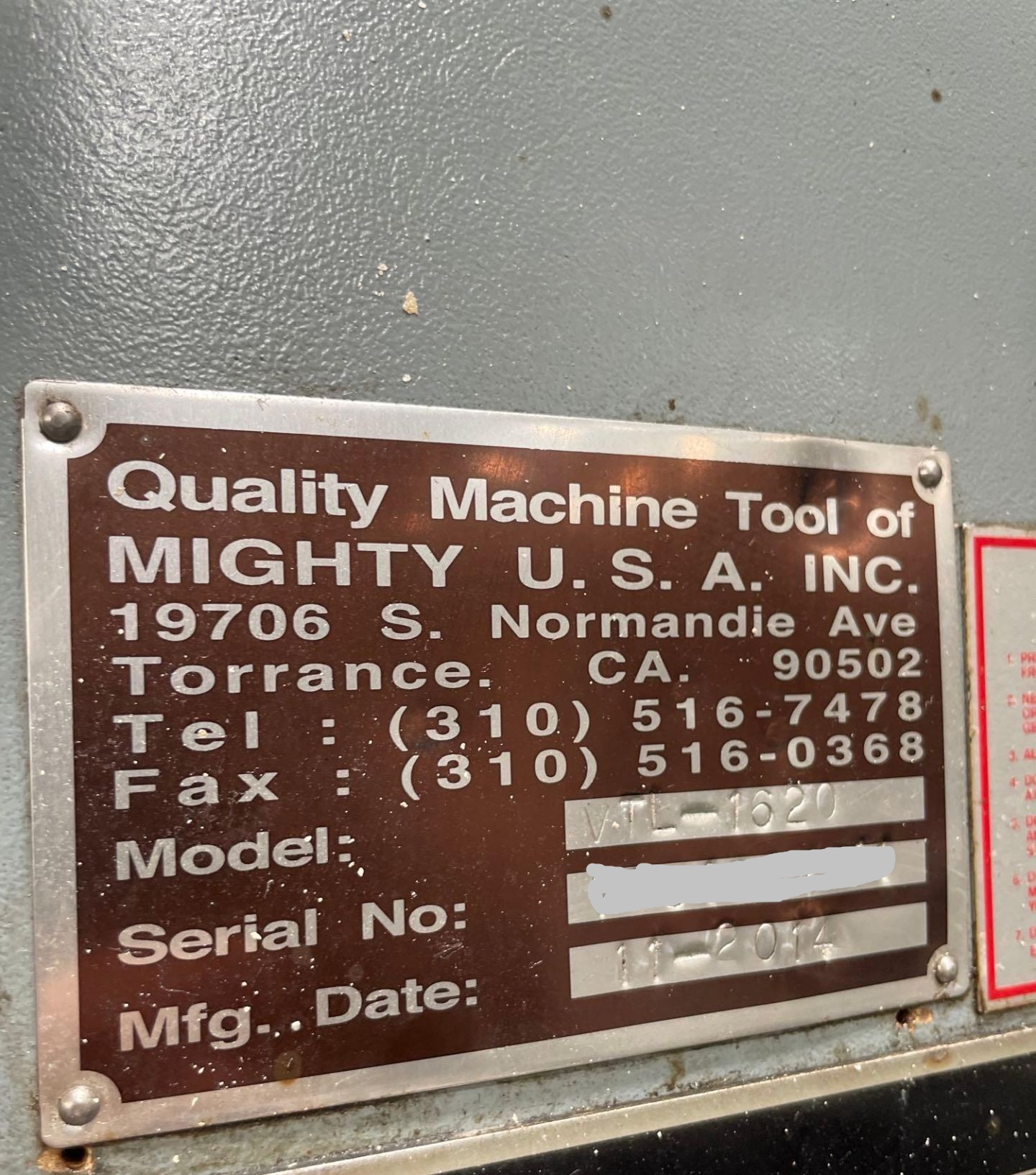 Mighty Viper VTL-1620M CNC (2)