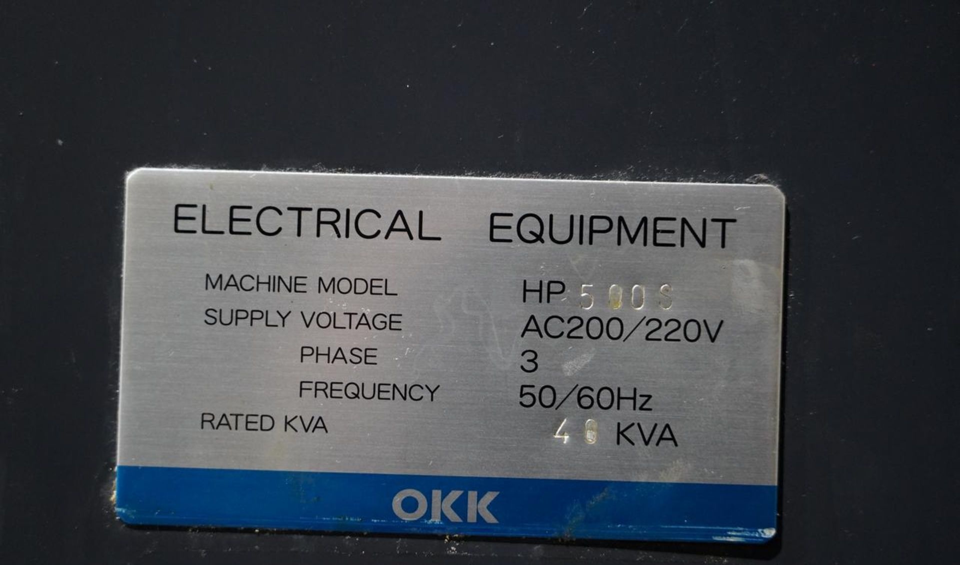 OKK HP500S CNC Horizontal Machining Center (4)