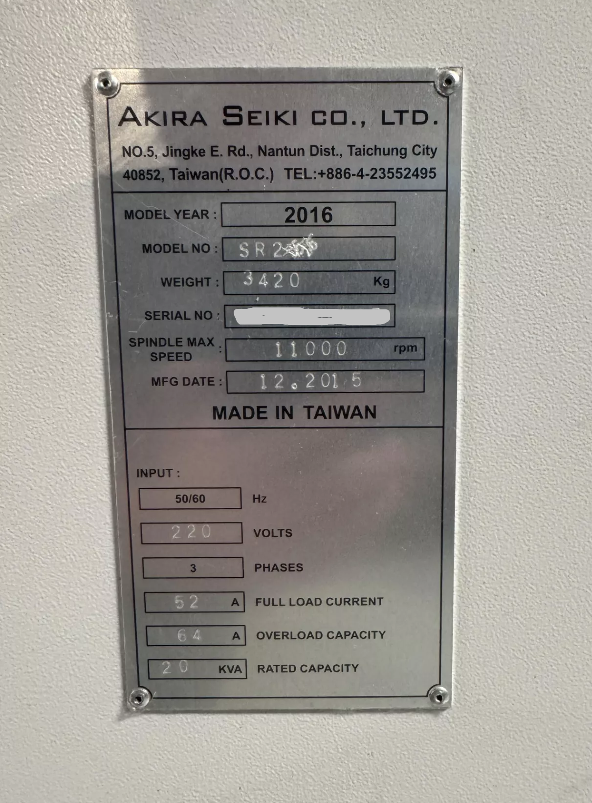 AKIRA SEIKI SR2XP-2