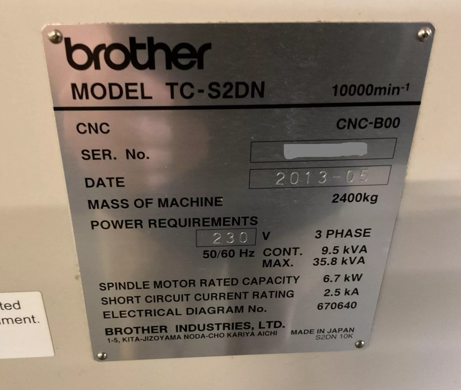 Brother TC-S2DN-4