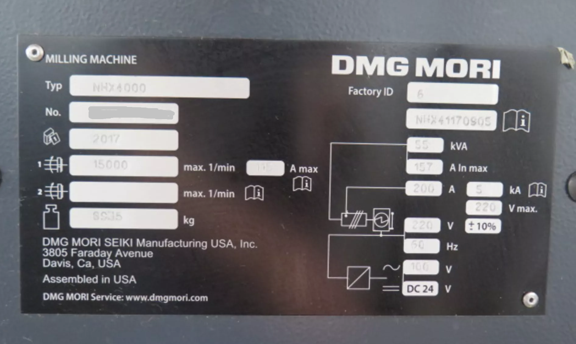 DMG Mori NHX4000-5