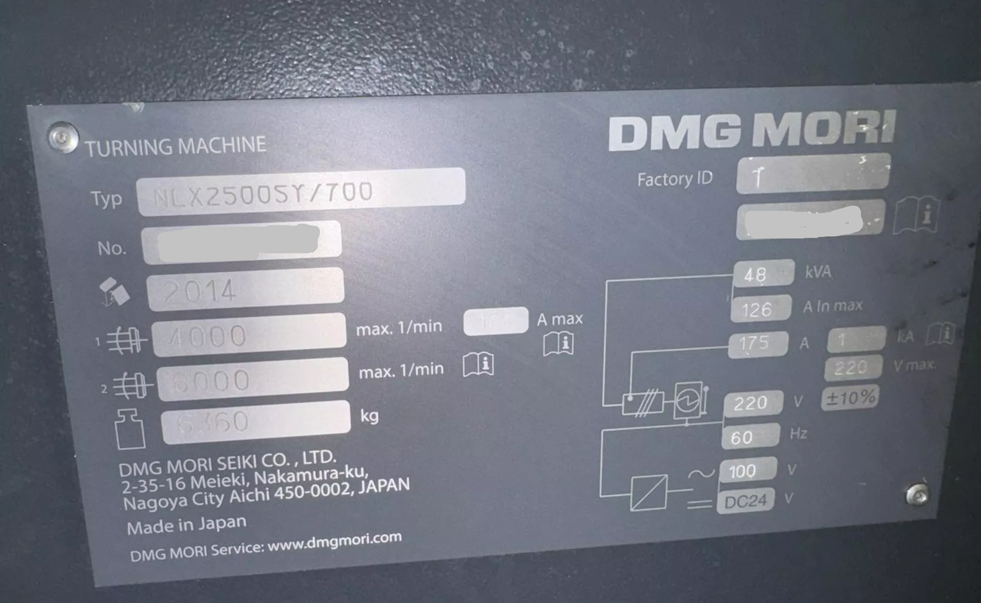 DMG Mori NLX2500SY700-4